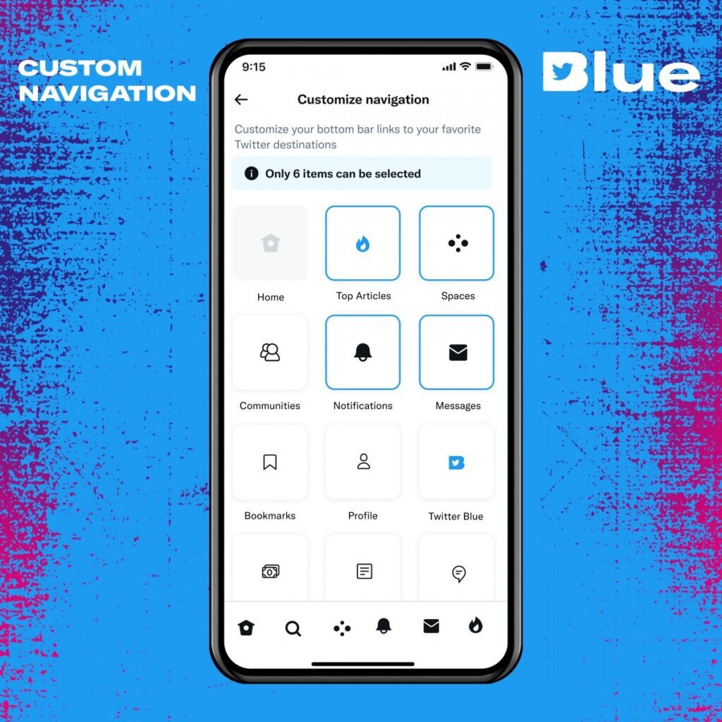 Twitter-Blue-brings-Custom-Navigation-feature