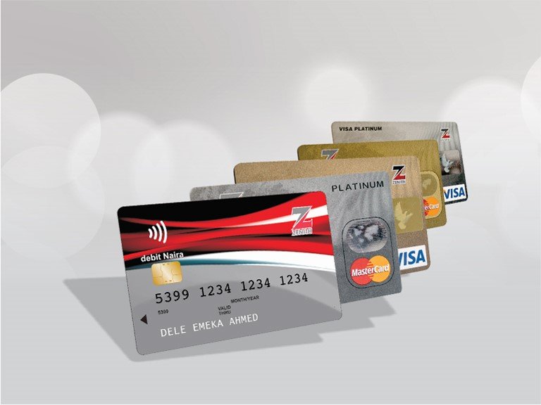debit cards zenith