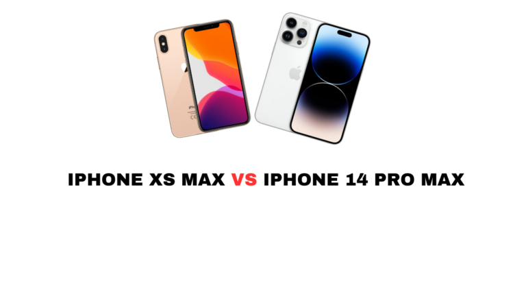 iPhone XS Max vs iPhone 14 Pro Max