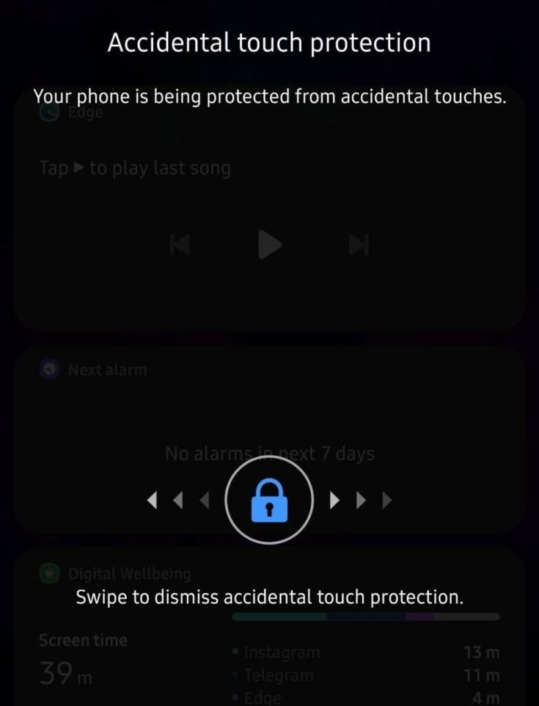 Accidental-Touch-Protection